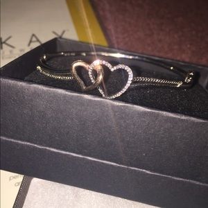 Kay jewelers heart bracelet 1/10 ct tw diamonds